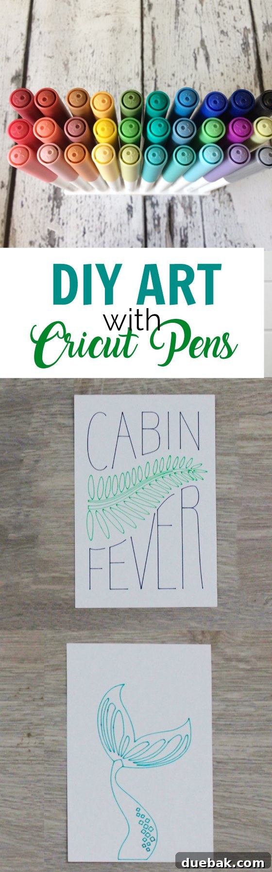 Another section of the collage, showcasing more diverse Cricut craft ideas, including personalized gifts and party decorations.