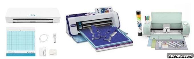 Comparing Cricut, Silhouette, and Brother Scan N Cut craft machines