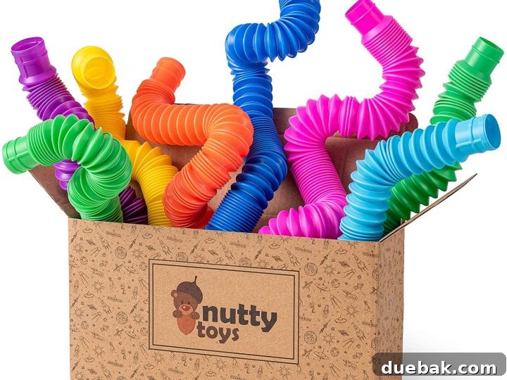 Pop Tube Sensory Toys for STEM Play