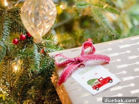 Red Christmas truck tags!