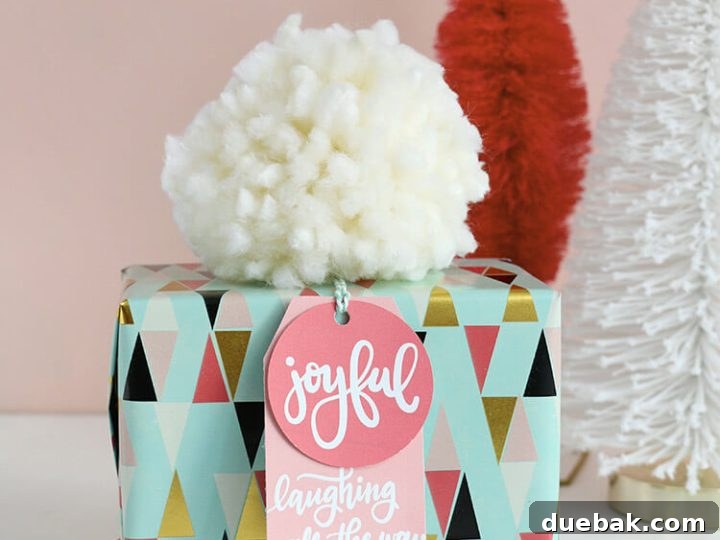 These hand lettered free printable Christmas gift tags make it easy to package up your holiday gifts in style