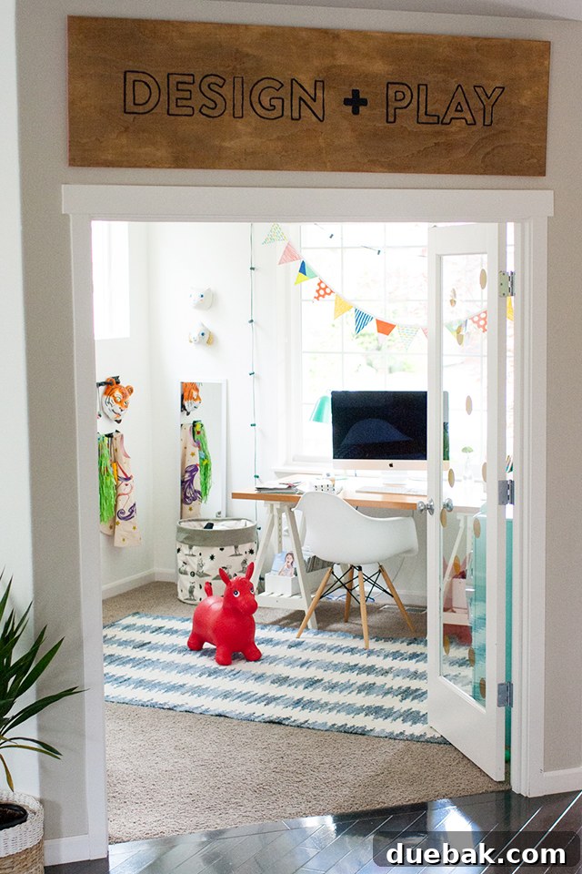 Whimsical Playroom Designs for Endless Fun 4 A well-organized playroom with modular cube storage and colorful bins, showcasing practical toy organization from Sunny Side Up, making clean-up easy for kids.
