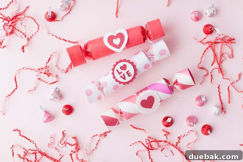 DIY Valentine Crackers for a party