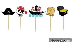 Pirate Cupcake Toppers