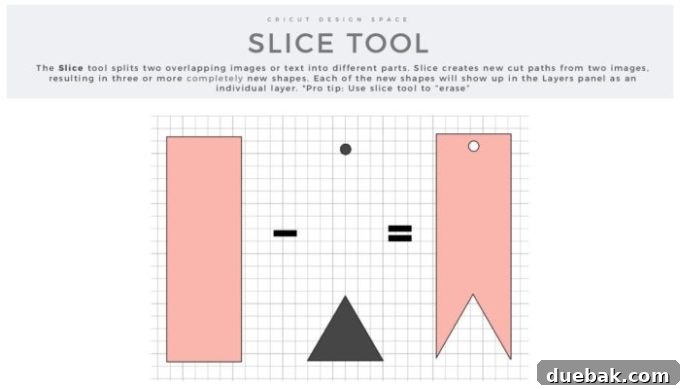 Cricut Design Space: Mastering the Slice Tool 7 A completed split monogram design, showcasing the elegant result of using the Cricut Slice Tool.