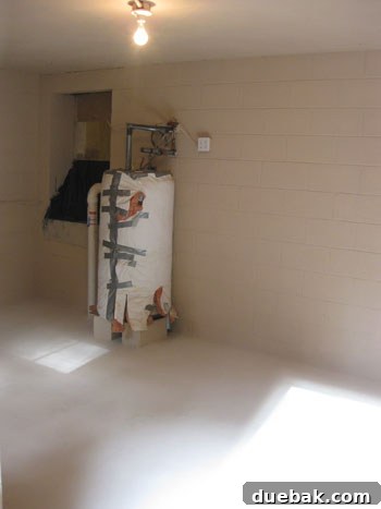 Mastering Cinderblocks: Oil-Based Drylok for Mildew Prevention and Sealing 5 Drylok Applied to Basement Walls and Floor