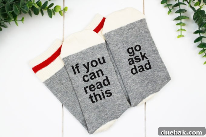 Funny socks - DIY Mothers Day Gift Ideas