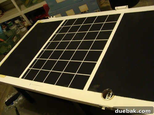 Upcycle Your Door Into a Chalkboard Message Hub 2 Before and After DIY Chalkboard Door Calendar Project