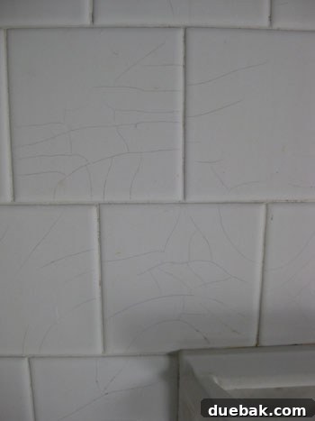 Chipped white bathroom sink, close-up showing damage and age