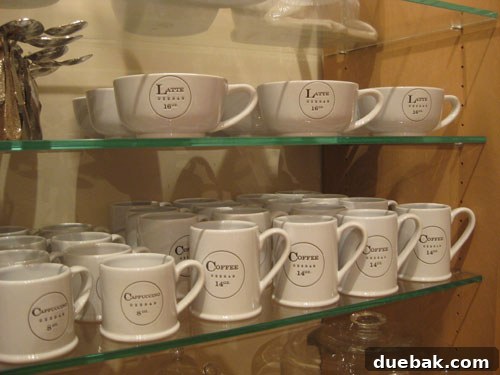 European-Looking Ceramic Latte, Coffee, and Cappuccino Cups from Pottery Barn