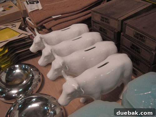 Ceramic Cow Banks from Urban Outfitters