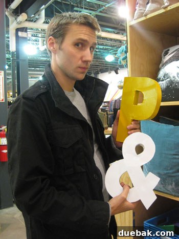 Oversized Metal Letters from Urban Outfitters