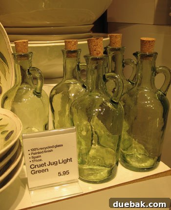 Recycled Glass Cruet from Crate & Barrel