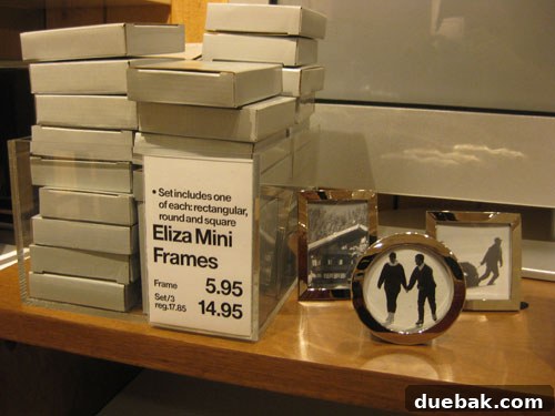 Trio of Small Frames from Crate & Barrel