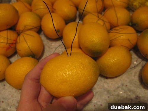 Crafting Radiant Dried Orange Ornaments 11 Faux lemons and dried orange slices displayed together on a Christmas tree, showcasing the vibrant citrus theme and varied textures.