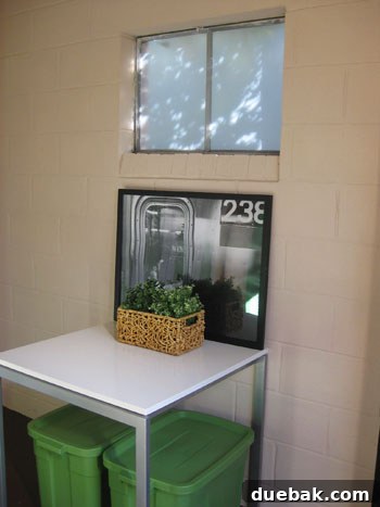 Completed frosted window, showing soft light