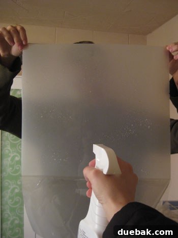 Window film partially peeled from its backing