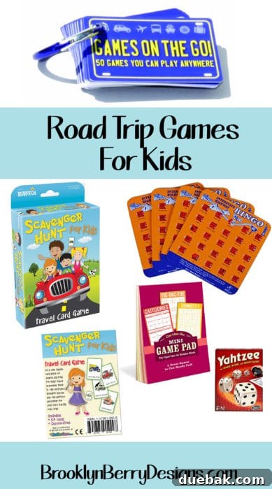 How to keep kids entertained and happy on a family road trip. Discover the best travel games for kids recommended by families for endless fun on the road. #familytravel #roadtrip #travelgames #roadtripgames #kidsgames