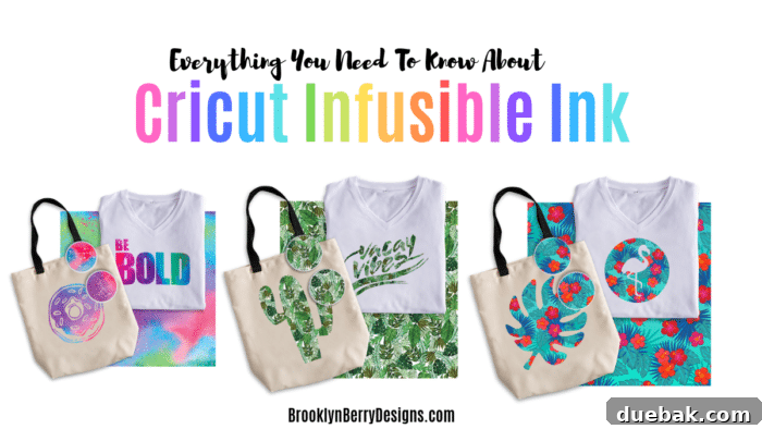 Project Examples of Cricut Infusible Ink