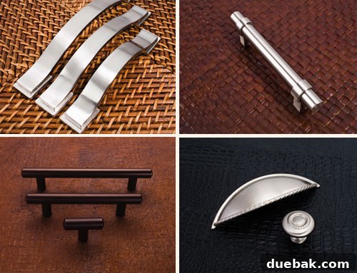 Free Final Flourishes 2 Close-up of elegant cabinet knobs and pulls in various styles, showcasing quality craftsmanship.
