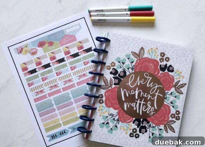 Make your own planner stickers