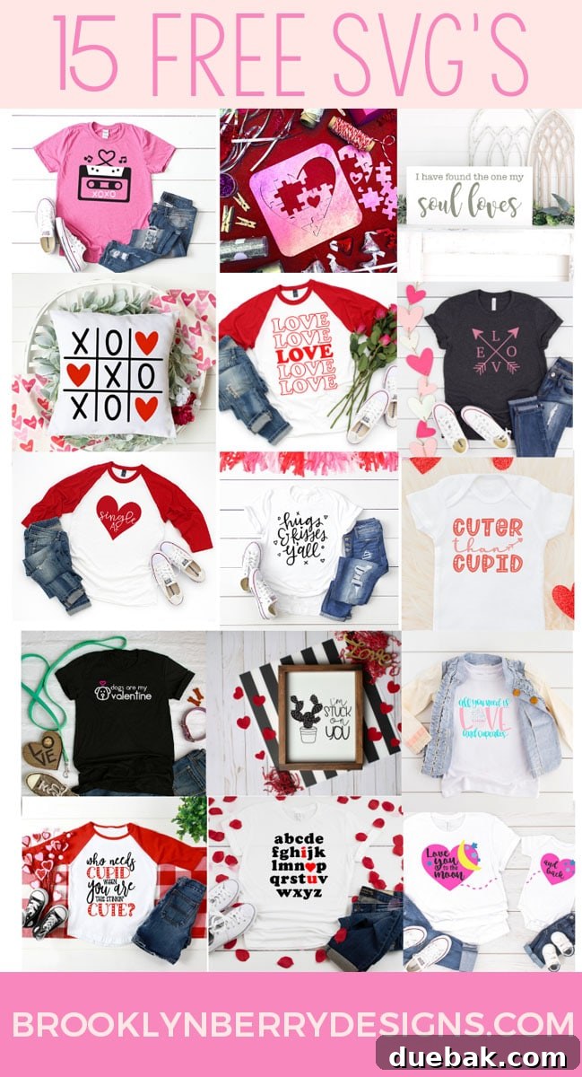 Free Valentine Stuck On You Craft File 4 Pin this 'Stuck On You' cactus Valentine's SVG for later