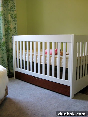 Sustainable Cribs for a Healthy Baby 11 Crib assembly in progress