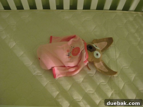 Sustainable Cribs for a Healthy Baby 12 Burgette testing the new crib