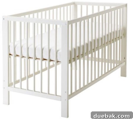 Sustainable Cribs for a Healthy Baby 8 Second IKEA crib option
