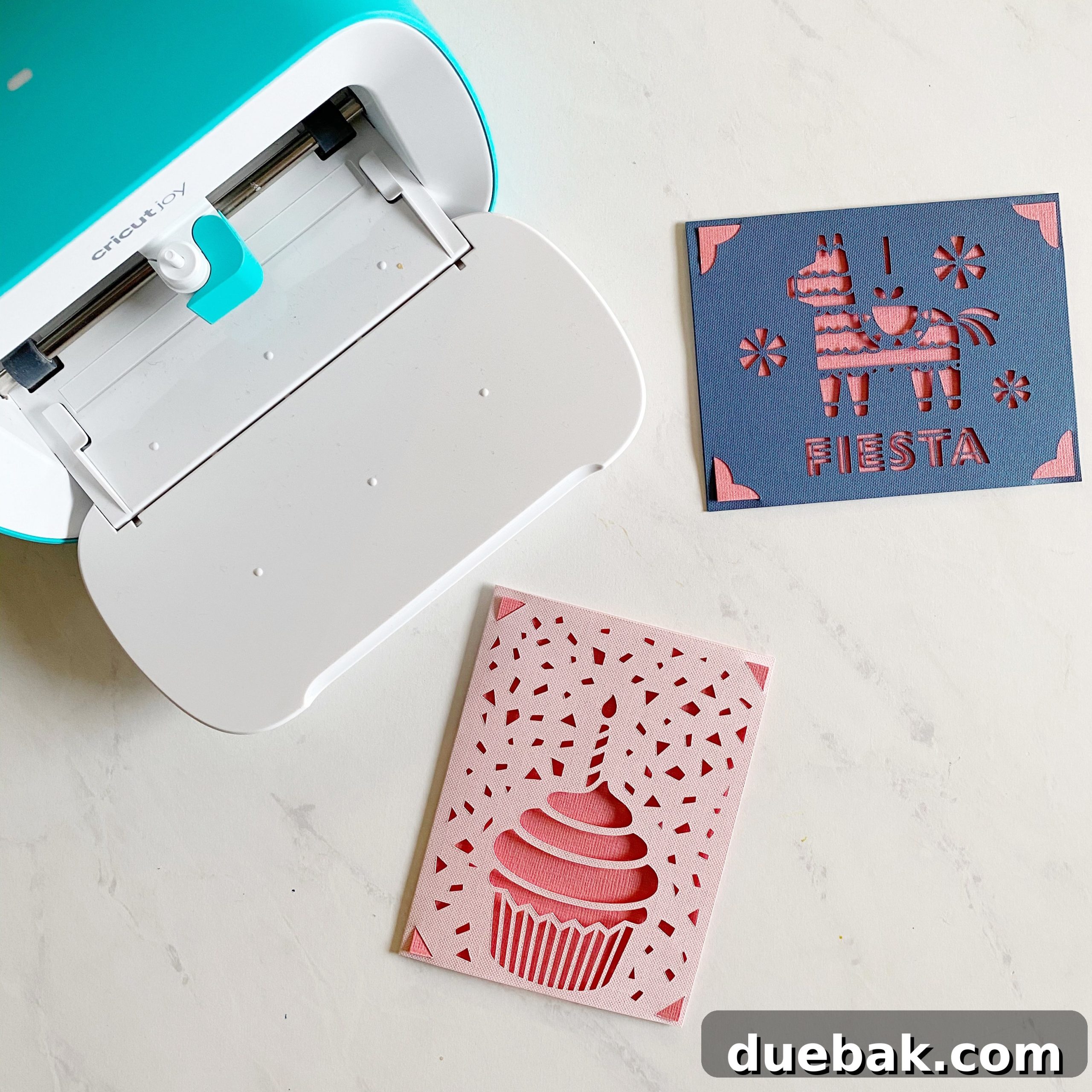 Cricut Joy setup with materials