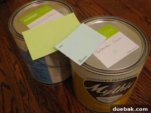Mythic Paint Cans and Swatches