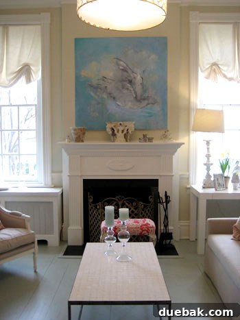 Vibrant accent color in decor