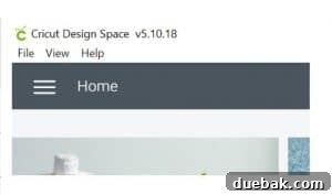 Cricut Design Space Jumpstart for New Makers 4 Cricut Design Space Header and Hamburger Menu explained for beginners.