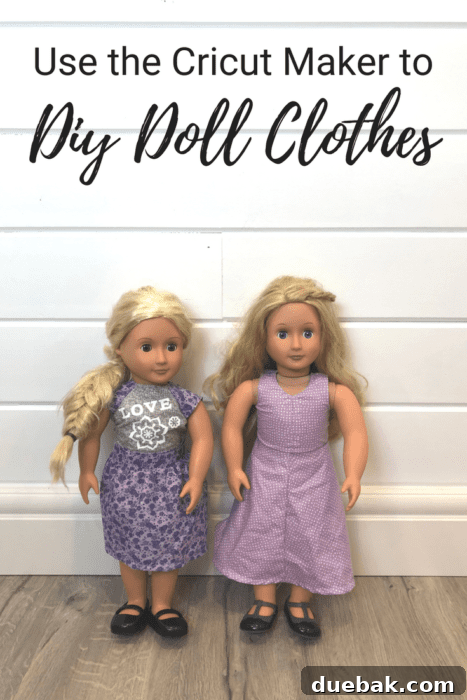 Cricut Maker FAQs Answered 5 Image showcasing intricate doll clothes cut precisely with a Cricut Maker, demonstrating the rotary blade's capability.