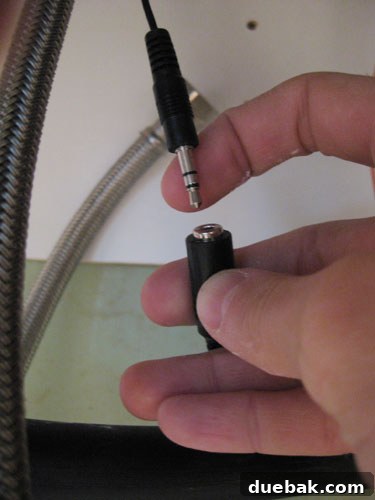 Connecting spout and solenoid wires