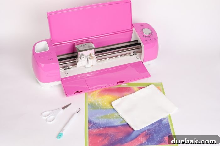 Craft a Custom Infusible Ink Makeup Bag 4 Preparing the cosmetic bag for Infusible Ink transfer