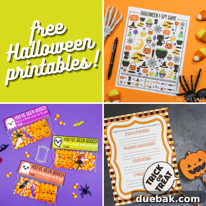 Spooktacular Free Halloween I Spy Printable 3 Collection of Halloween I-Spy printables for kids.