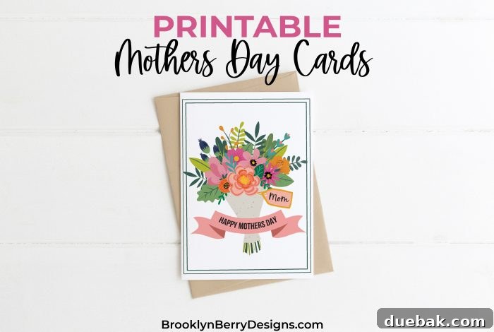 Heartfelt Printable Mother's Day Cards 2 Free Printable Mothers Day Cards