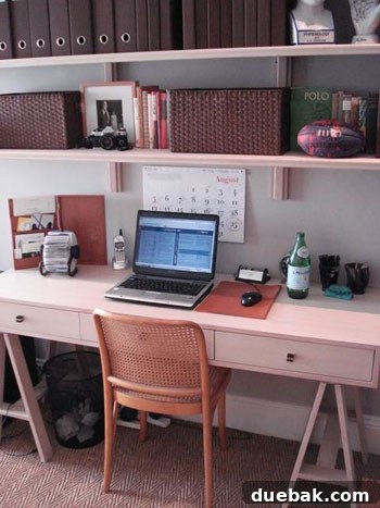 Sydney Architectural Marvel: A Home Unveiled 10 Desk area in Ben's room, showing Max's compact and paperless office setup
