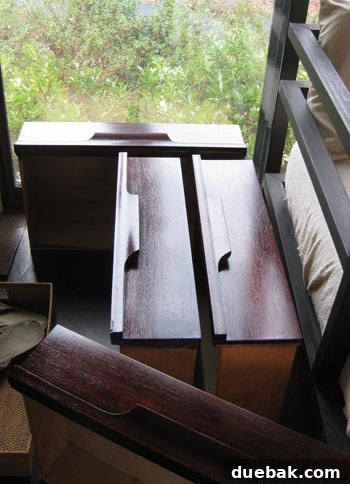 Dresser Drawers Drying with Top Coat