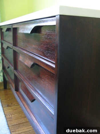 Dresser Drawers Open Revealing Spacious Storage