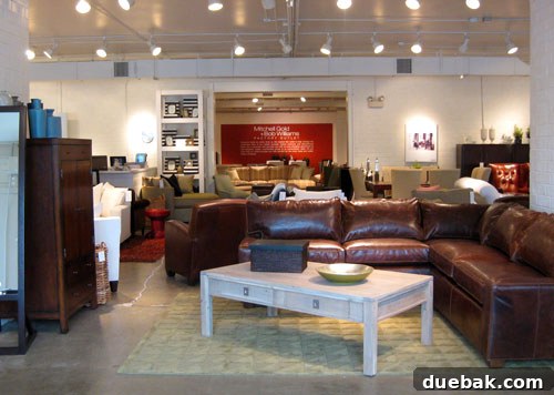 Mitchell Gold + Bob Williams Factory Outlet showroom