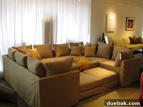 Mitchell Gold + Bob Williams sectional sofa