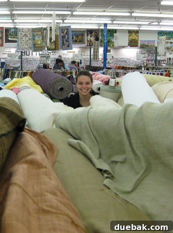 Mary Jo's Cloth Store - Tall Stacks of Fabric