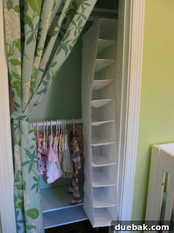 IKEA shoe organizer before modification