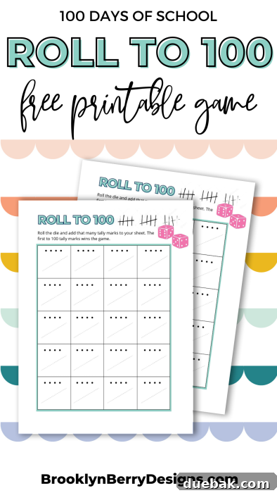 A Pinterest pin image featuring 100 Days of School celebration ideas.