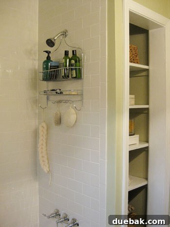 Freshly tiled bathroom with clean grout