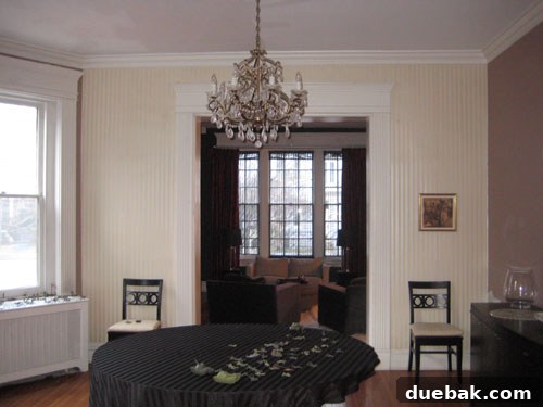 Beyond the Threshold: Lavish Living Revealed, Part Two 7 Stacie's dining room before its festive makeover for a special party.