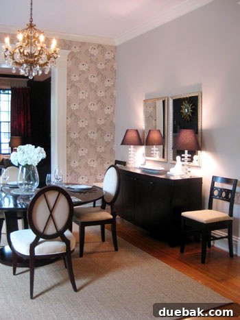 Beyond the Threshold: Lavish Living Revealed, Part Two 10 A detailed shot of Stacie's dining room, showcasing key design elements and harmonious decor.
