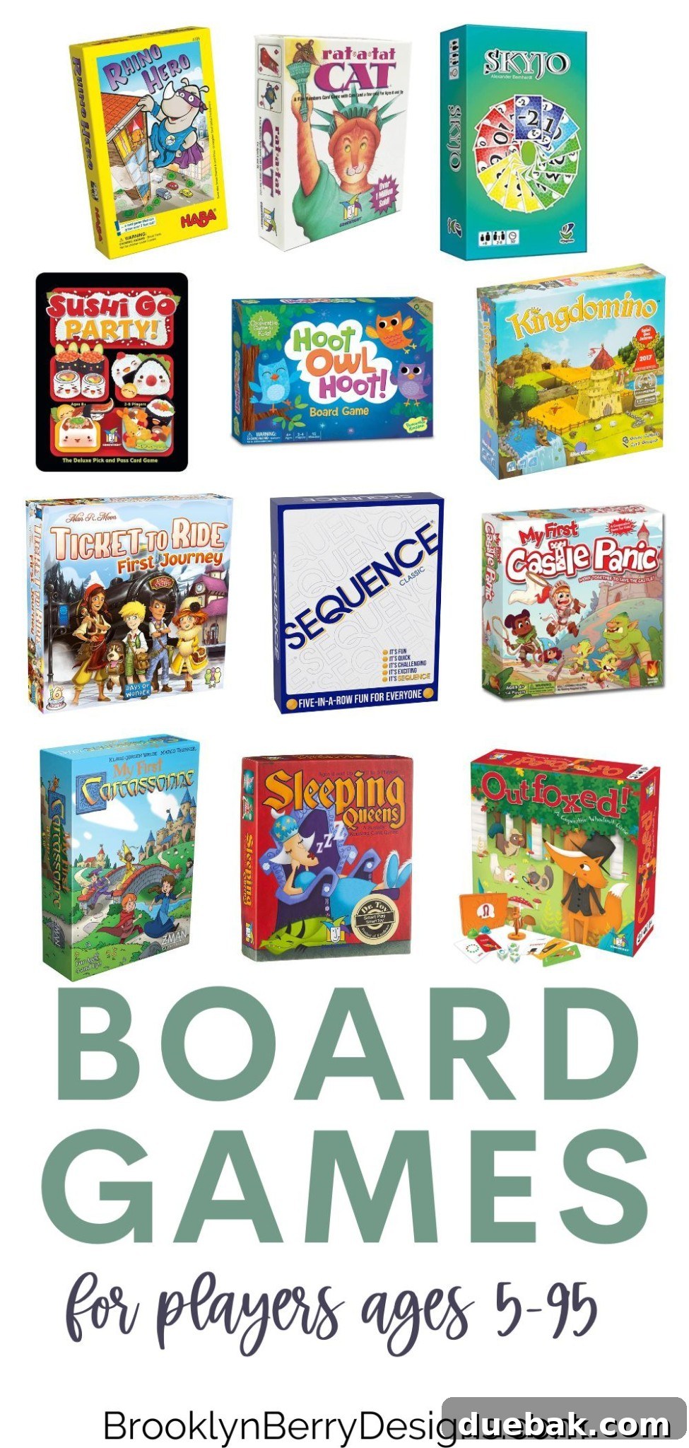 Fun Board Games for Six-Year-Olds 2 A smiling family, including children and adults, happily engaged in playing a board game at a table.